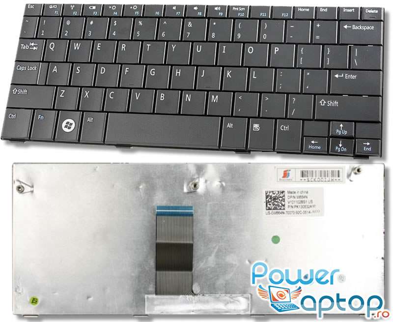 Tastatura Dell Inspiron Mini 1011 Dell imagine noua 2022