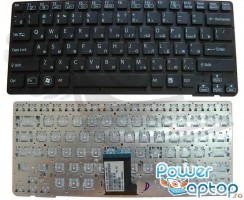 Tastatura Sony Vaio VPC CA190 neagra. Keyboard Sony Vaio VPC CA190. Tastaturi laptop Sony Vaio VPC CA190. Tastatura notebook Sony Vaio VPC CA190