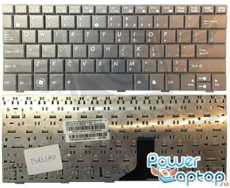 Tastatura Asus Eee PC 1008P. Keyboard Asus Eee PC 1008P. Tastaturi laptop Asus Eee PC 1008P. Tastatura notebook Asus Eee PC 1008P