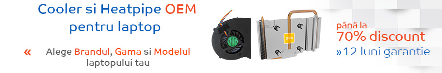 cooler si heatpipe pentru laptop