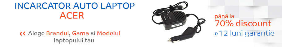 incarcator auto laptop acer