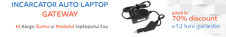 incarcator auto laptop gateway