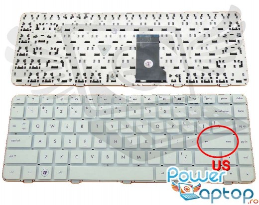 Tastatura HP Pavilion DM4-1200 CTO. Keyboard HP Pavilion DM4-1200 CTO. Tastaturi laptop HP Pavilion DM4-1200 CTO. Tastatura notebook HP Pavilion DM4-1200 CTO