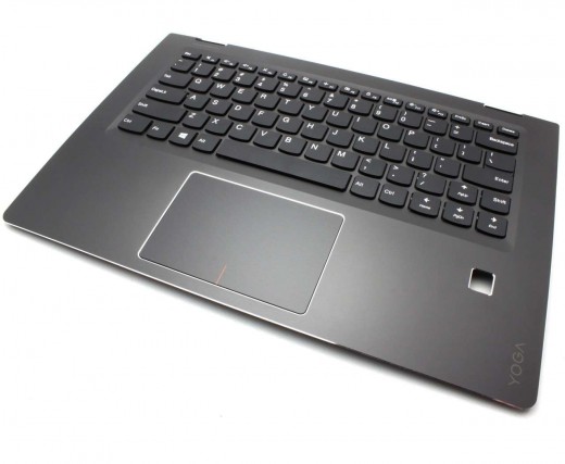 Palmrest Lenovo YOGA 510-14AST. Carcasa Superioara Lenovo YOGA 510-14AST Gri cu tastatura si touchpad inclus