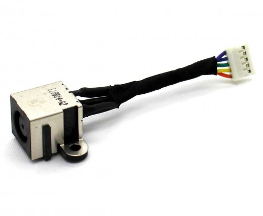 Mufa alimentare Dell  DD0UM3PB001 cu fir . DC Jack Dell  DD0UM3PB001 cu fir
