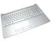Tastatura HP 15-da0129nq argintie cu Palmrest argintiu. Keyboard HP 15-da0129nq argintie cu Palmrest argintiu. Tastaturi laptop HP 15-da0129nq argintie cu Palmrest argintiu. Tastatura notebook HP 15-da0129nq argintie cu Palmrest argintiu