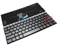 Tastatura Lenovo IdeaPad 320S-13IKB Gri cu buton power iluminata. Keyboard Lenovo IdeaPad 320S-13IKB. Tastaturi laptop Lenovo IdeaPad 320S-13IKB. Tastatura notebook Lenovo IdeaPad 320S-13IKB