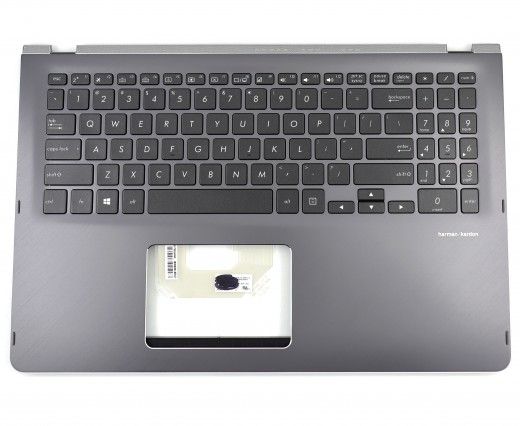 Tastatura Asus 2 in 1 ZenBook Flip UX561UAR Gri cu Palmrest Gri iluminata backlit. Keyboard Asus 2 in 1 ZenBook Flip UX561UAR Gri cu Palmrest Gri. Tastaturi laptop Asus 2 in 1 ZenBook Flip UX561UAR Gri cu Palmrest Gri. Tastatura notebook Asus 2 in 1 ZenBook Flip UX561UAR Gri cu Palmrest Gri