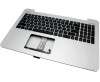Tastatura Asus V555 neagra cu Palmrest argintiu. Keyboard Asus V555 neagra cu Palmrest argintiu. Tastaturi laptop Asus V555 neagra cu Palmrest argintiu. Tastatura notebook Asus V555 neagra cu Palmrest argintiu