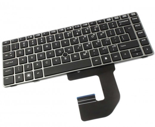 Tastatura HP ProBook 6460B rama gri. Keyboard HP ProBook 6460B rama gri. Tastaturi laptop HP ProBook 6460B rama gri. Tastatura notebook HP ProBook 6460B rama gri