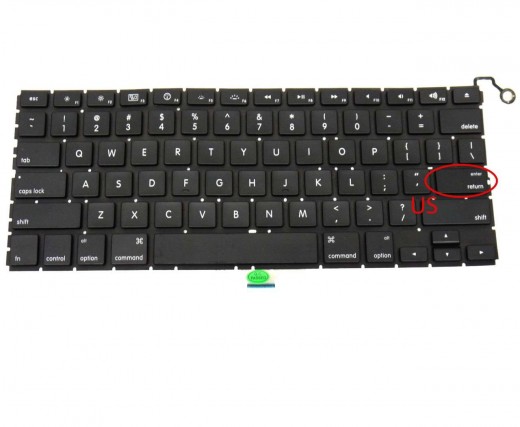 Tastatura Apple MacBook Air 13" A1304 2009. Keyboard Apple MacBook Air 13" A1304 2009. Tastaturi laptop Apple MacBook Air 13" A1304 2009. Tastatura notebook Apple MacBook Air 13" A1304 2009