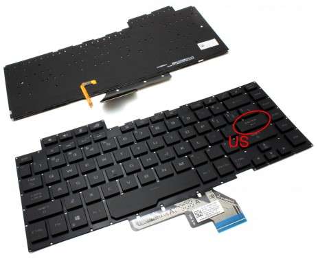Tastatura Asus V184626HS1 iluminata. Keyboard Asus V184626HS1. Tastaturi laptop Asus V184626HS1. Tastatura notebook Asus V184626HS1