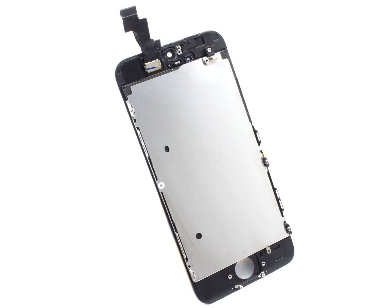 Display iPhone 5SE LCD Negru Complet Cu Tablita Metalica Si Conector Amprenta 5SE