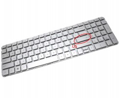 Tastatura HP  665326 031 Argintie. Keyboard HP  665326 031. Tastaturi laptop HP  665326 031. Tastatura notebook HP  665326 031