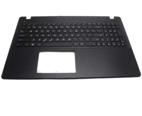 Tastatura Asus  0KN0-RB1FS13 neagra cu Palmrest negru. Keyboard Asus  0KN0-RB1FS13 neagra cu Palmrest negru. Tastaturi laptop Asus  0KN0-RB1FS13 neagra cu Palmrest negru. Tastatura notebook Asus  0KN0-RB1FS13 neagra cu Palmrest negru
