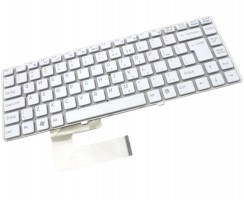 Tastatura Sony Vaio VGN NW130 alba. Keyboard Sony Vaio VGN NW130. Tastaturi laptop Sony Vaio VGN NW130. Tastatura notebook Sony Vaio VGN NW130