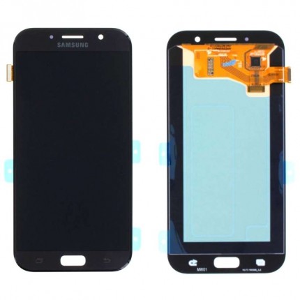 Ansamblu Display LCD + Touchscreen Samsung Galaxy A7 2017 A720 Black Negru . Ecran + Digitizer Samsung Galaxy A7 2017 A720 Negru Black