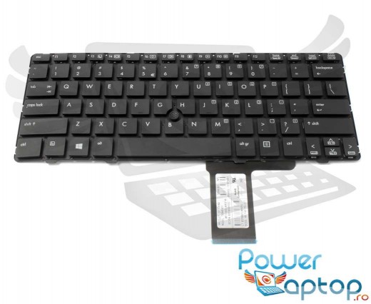 Tastatura HP EliteBook 2560p neagra. Keyboard HP EliteBook 2560p. Tastaturi laptop HP EliteBook 2560p. Tastatura notebook HP EliteBook 2560p
