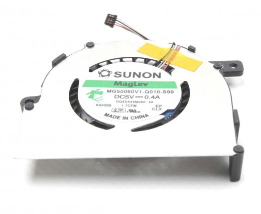 Cooler laptop Dell  XPS 13D. Ventilator procesor Dell  XPS 13D. Sistem racire laptop Dell  XPS 13D