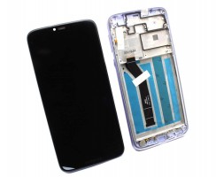 Ansamblu Display LCD  + Touchscreen Motorola Moto G7 Power XT1955 Original Service Pack cu Rama Violet. Modul Ecran + Digitizer Motorola Moto G7 Power XT1955 Original Service Pack cu Rama Violet