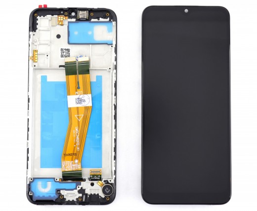 Display Samsung M02s M025 OEM cu Rama VARIANTA LUNGA CU STICLA 162mm