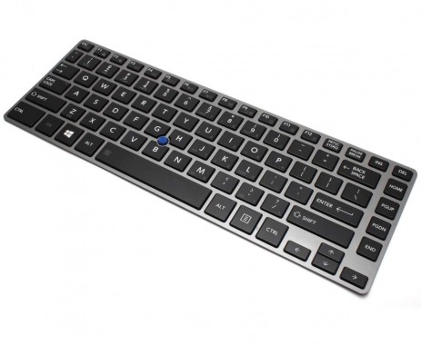 Tastatura Toshiba  NSK-V20BN Neagra iluminata backlit. Keyboard Toshiba  NSK-V20BN Neagra. Tastaturi laptop Toshiba  NSK-V20BN Neagra. Tastatura notebook Toshiba  NSK-V20BN Neagra