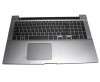 Tastatura Samsung  BA75-03734A neagra cu Palmrest gri iluminata backlit. Keyboard Samsung  BA75-03734A neagra cu Palmrest gri. Tastaturi laptop Samsung  BA75-03734A neagra cu Palmrest gri. Tastatura notebook Samsung  BA75-03734A neagra cu Palmrest gri