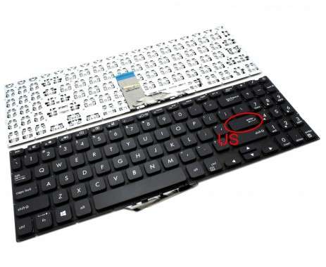 Tastatura Asus VivoBook X512 Neagra. Keyboard Asus VivoBook X512. Tastaturi laptop Asus VivoBook X512. Tastatura notebook Asus VivoBook X512