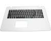 Tastatura Asus X751MA neagra cu Palmrest alb. Keyboard Asus X751MA neagra cu Palmrest alb. Tastaturi laptop Asus X751MA neagra cu Palmrest alb. Tastatura notebook Asus X751MA neagra cu Palmrest alb