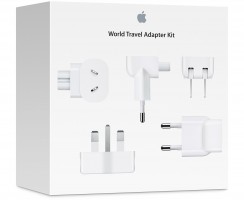 Kit adaptoare calatorie Apple – World Travel Adapter, 7 piese, compatibil USB-C si MagSafe