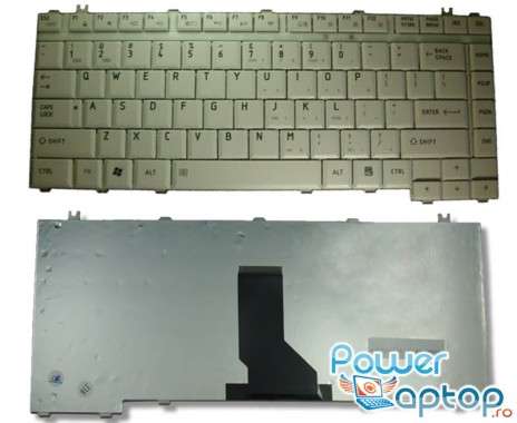 Tastatura Toshiba Qosmio E15 alba. Keyboard Toshiba Qosmio E15 alba. Tastaturi laptop Toshiba Qosmio E15 alba. Tastatura notebook Toshiba Qosmio E15 alba