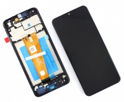Display Samsung Galaxy A04 2022 A045 Display Original Service Pack cu Rama Black Negru. Ecran Samsung Galaxy A04 2022 A045 Display Original Service Pack cu Rama Black Negru