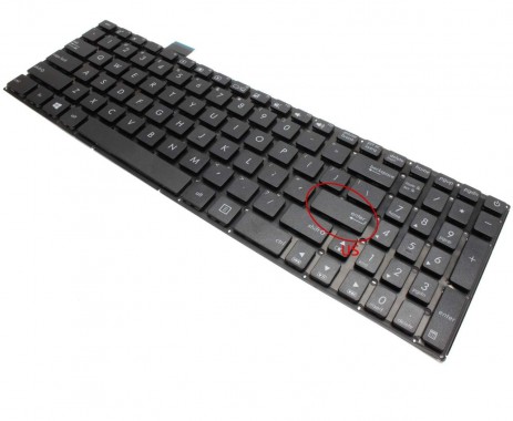 Tastatura Asus X542UQ. Keyboard Asus X542UQ. Tastaturi laptop Asus X542UQ. Tastatura notebook Asus X542UQ