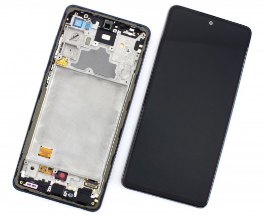 Ansamblu Display LCD + Touchscreen Samsung Galaxy A72 A725F Display Original Black Negru . Ecran + Digitizer Samsung Galaxy A72 A725F Display Original Black Negru