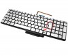 Tastatura HP 15-U ARGINTIE iluminata. Keyboard HP 15-U. Tastaturi laptop HP 15-U. Tastatura notebook HP 15-U