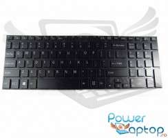 Tastatura Sony Vaio SVF153 neagra iluminata. Keyboard Sony Vaio SVF153. Tastaturi laptop Sony Vaio SVF153. Tastatura notebook Sony Vaio SVF153