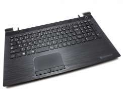 Tastatura Toshiba NSK-V92SQ neagra cu Palmrest Negru. Keyboard Toshiba NSK-V92SQ neagra cu Palmrest Negru. Tastaturi laptop Toshiba NSK-V92SQ neagra cu Palmrest Negru. Tastatura notebook Toshiba NSK-V92SQ neagra cu Palmrest Negru