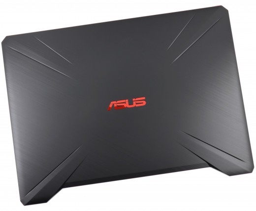 Carcasa Display Asus 90NR00S2-R7A010. Cover Display Asus 90NR00S2-R7A010. Capac Display Asus 90NR00S2-R7A010 Neagra cu Logo Rosu