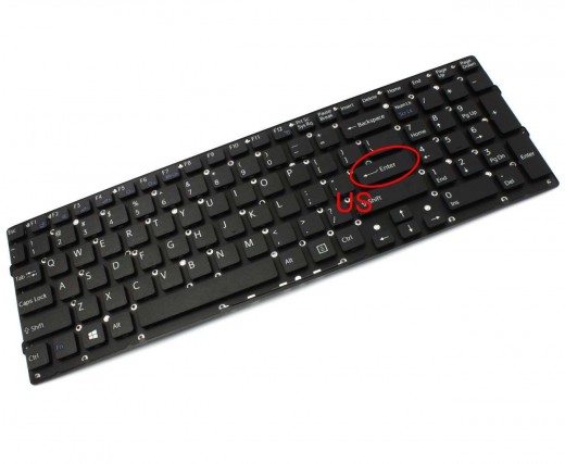 Tastatura Sony MP-09L23US-886 neagra. Keyboard Sony MP-09L23US-886. Tastaturi laptop Sony MP-09L23US-886. Tastatura notebook Sony MP-09L23US-886