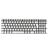 Tastatura Argintie Asus G551 iluminata layout UK fara rama enter mare