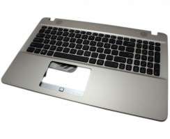 Tastatura Asus R541SA Neagra cu Palmrest Auriu. Keyboard Asus R541SA Neagra cu Palmrest Auriu. Tastaturi laptop Asus R541SA Neagra cu Palmrest Auriu. Tastatura notebook Asus R541SA Neagra cu Palmrest Auriu