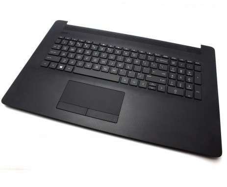 Tastatura HP 17T-BY Neagra cu Palmrest Negru si TouchPad iluminata backlit. Keyboard HP 17T-BY Neagra cu Palmrest Negru si TouchPad. Tastaturi laptop HP 17T-BY Neagra cu Palmrest Negru si TouchPad. Tastatura notebook HP 17T-BY Neagra cu Palmrest Negru si TouchPad