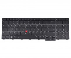 Tastatura Lenovo ThinkPad P16s Gen 1 Type 21CK Neagra cu TrackPoint iluminata backlit