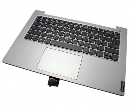 Tastatura Lenovo IdeaPad S340-14IWL Neagra cu Palmrest Gri si TouchPad iluminata backlit. Keyboard Lenovo IdeaPad S340-14IWL Neagra cu Palmrest Gri si TouchPad. Tastaturi laptop Lenovo IdeaPad S340-14IWL Neagra cu Palmrest Gri si TouchPad. Tastatura notebook Lenovo IdeaPad S340-14IWL Neagra cu Palmrest Gri si TouchPad