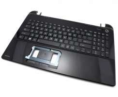 Palmrest Toshiba EABLI01801A124295X cu tastatura. Carcasa Superioara Toshiba EABLI01801A124295X Negru