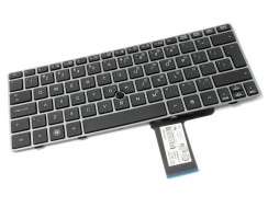 Tastatura HP EliteBook 2570P rama gri. Keyboard HP EliteBook 2570P rama gri. Tastaturi laptop HP EliteBook 2570P rama gri. Tastatura notebook HP EliteBook 2570P rama gri