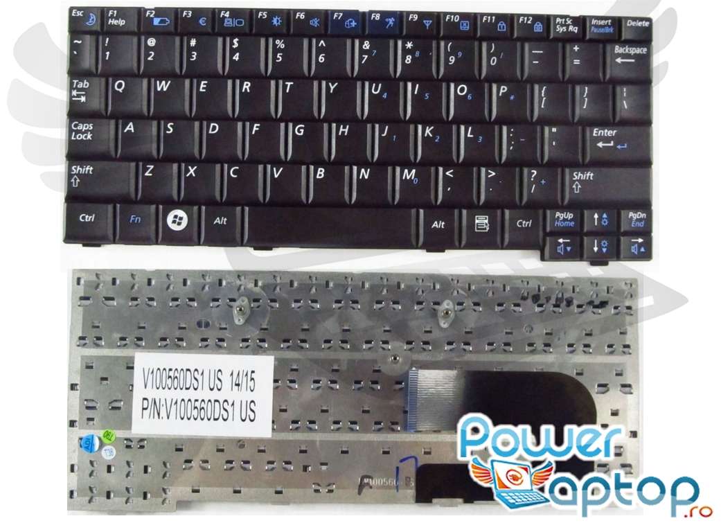 Tastatura Samsung NC10 neagra powerlaptop.ro imagine noua reconect.ro