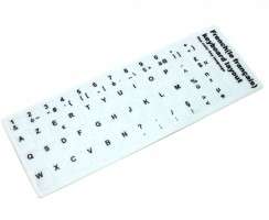 Sticker tastatura laptop layout Frantuzesc FR alb . Sticker taste laptop layout Frantuzesc FR alb