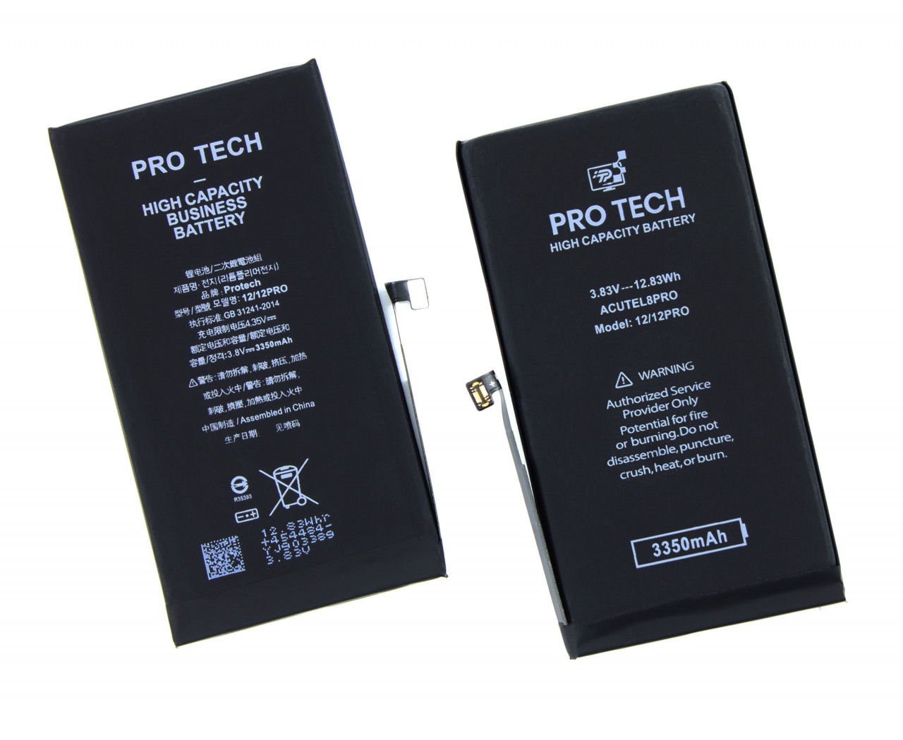 Baterie Acumulator iPhone 12 Pro High Capacity Autonomie Marita 3350mAh Protech 3350mAh 3350mAh