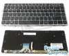 Tastatura HP EliteBook Folio 1040 G2 rama gri iluminata backlit. Keyboard HP EliteBook Folio 1040 G2 rama gri. Tastaturi laptop HP EliteBook Folio 1040 G2 rama gri. Tastatura notebook HP EliteBook Folio 1040 G2 rama gri